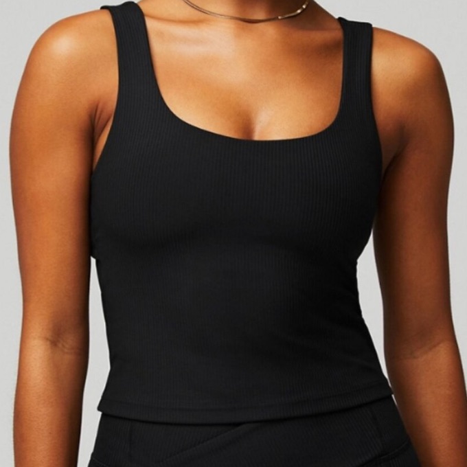 Fabletics Oasis Twist Built In Bra Tank